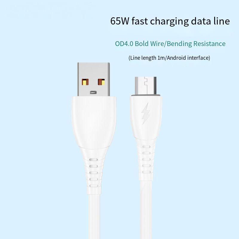 Kabel Data Fast Charging 65W Cocok Untuk Huawei Charging Cable Type-c Android Kabel Data Super Fast Charging