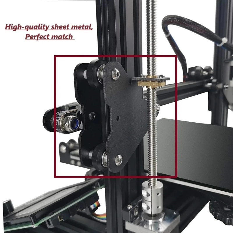 Zzz Kit Peningkatan Z-Axis Ganda Tahan Lama Untuk Ender-3 Ender-3S Ender-3 Pro 3D Printer Metal 42-34Stepper Motor Skrup