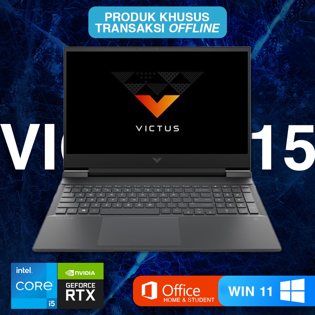 HP Victus 15 FA0161TX 15.6&quot; i5-12450H 16GB 512GB RTX3050 4GB Win11+OHS