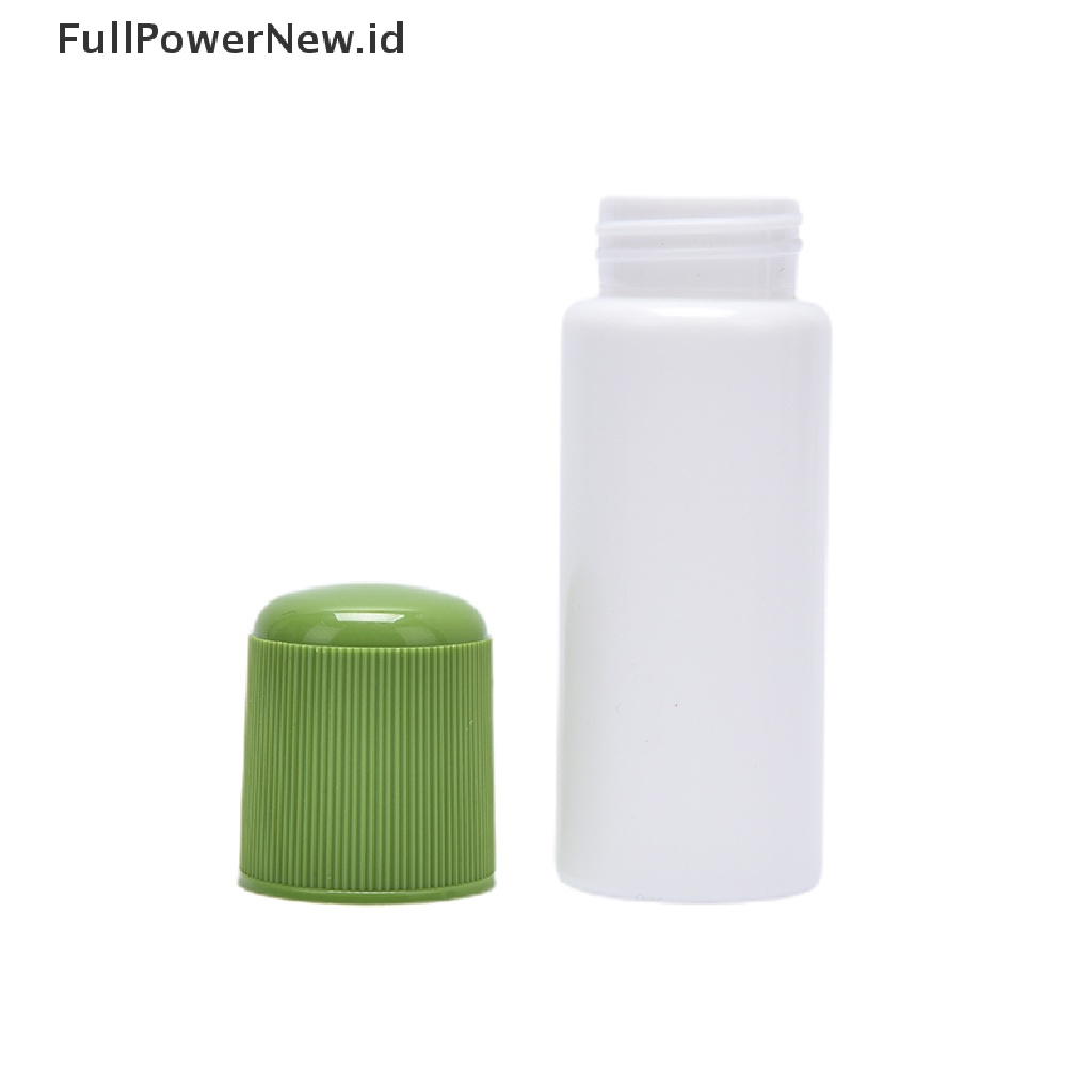 Botol POWER 30ML Putih Dengan Aplikator sponge Biru ID