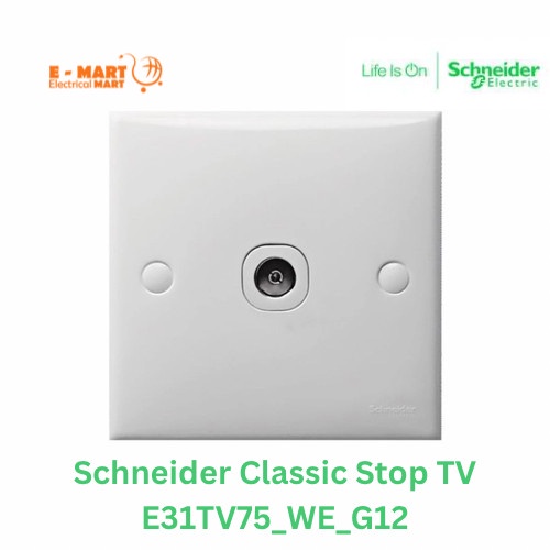 SCHNEIDER Classic Stop Kontak TV Antena