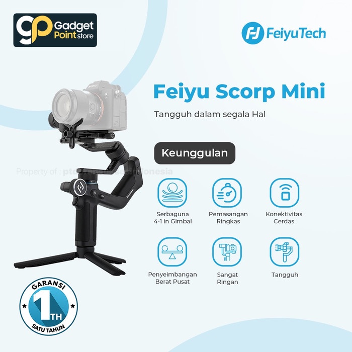 Feiyutech Scorp Mini Stabilizer Kamera - Garansi Resmi