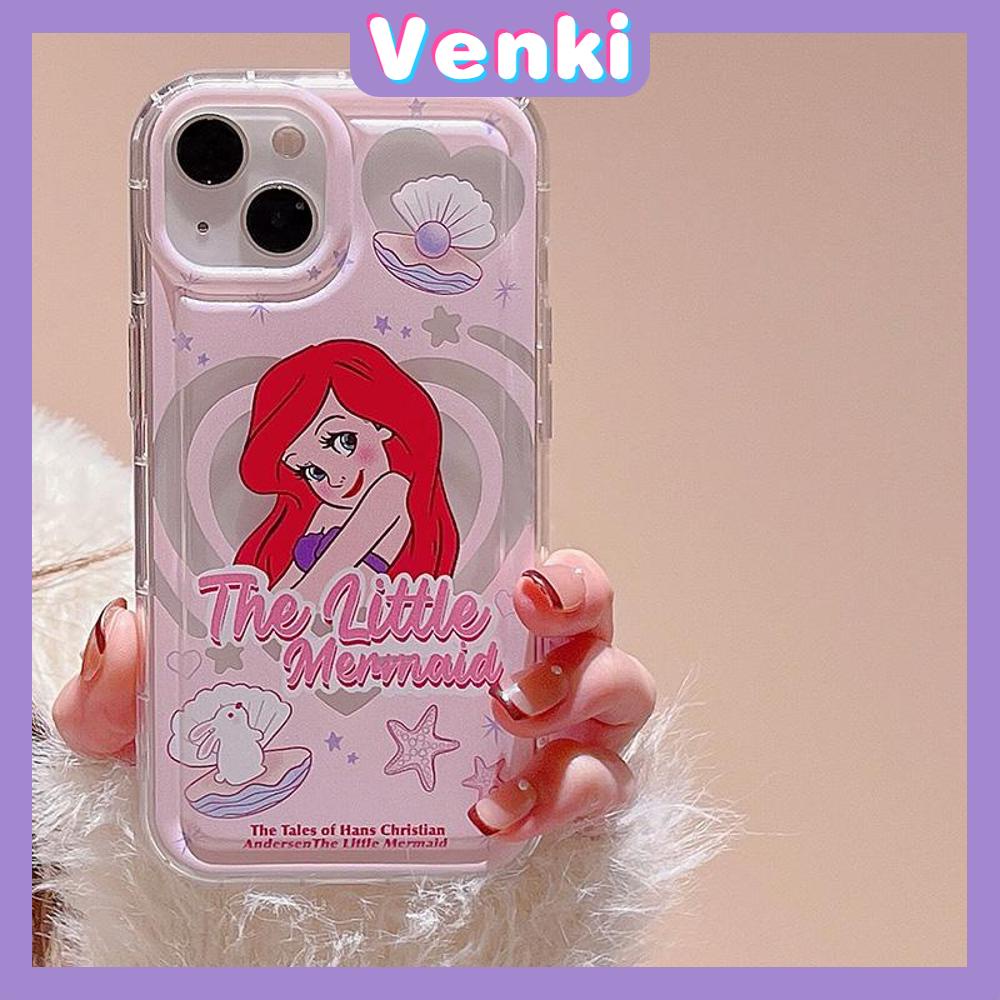 Case For iPhone 11 Soft TPU Clear Jelly Airbag Case With Stand Cute Cartoon Princesses Camera Protection Shockproof For iPhone 14 Plus 13 12 11 Pro Max 7 Plus X XR