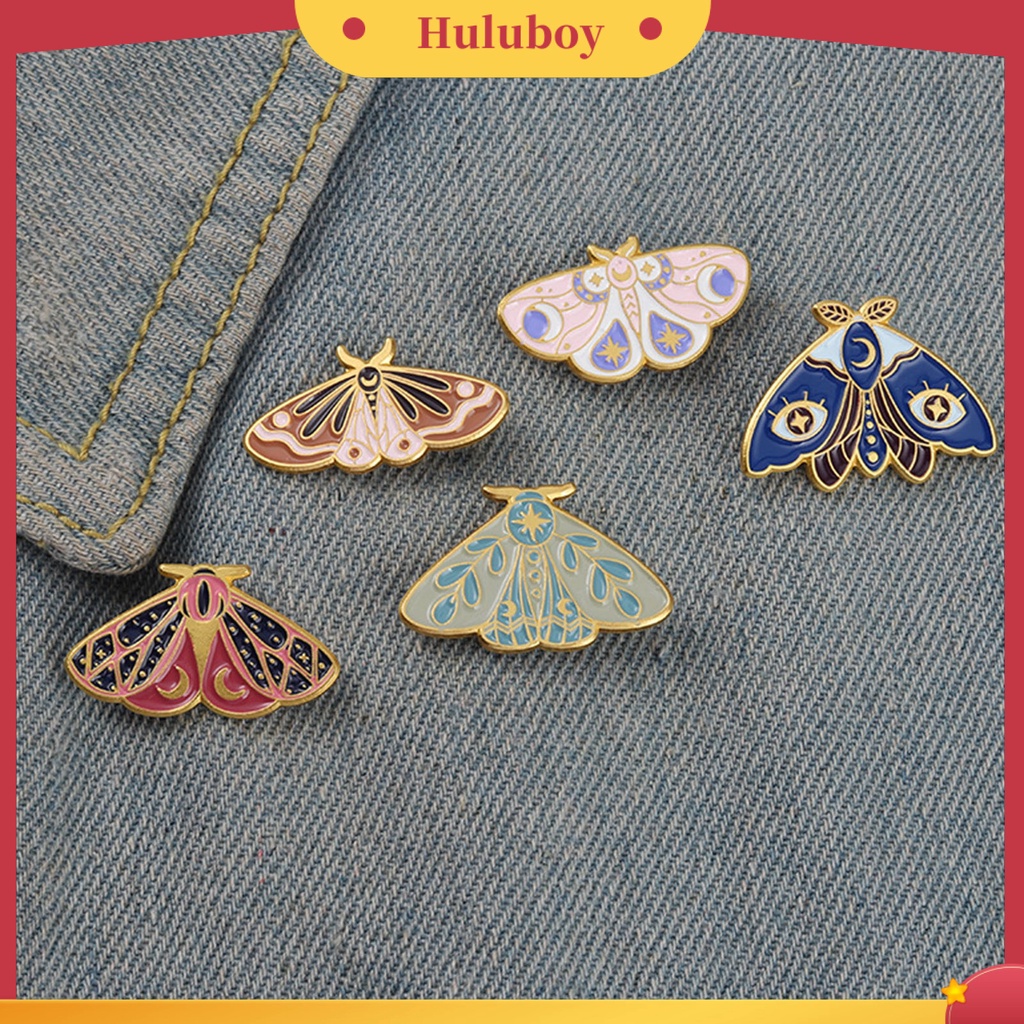 {Ready Stock} Wanita Bros Ngengat Enamel Indah Pin Tas Lucu Khusus Untuk Hadiah