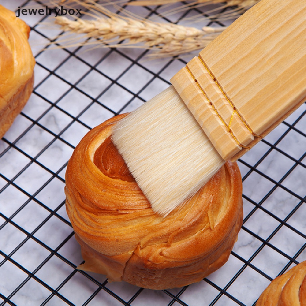 [jewelrybox] Kuas Pastry Kayu Baskom Masak Dapur BBQ Alat Baking Aksesoris Butik