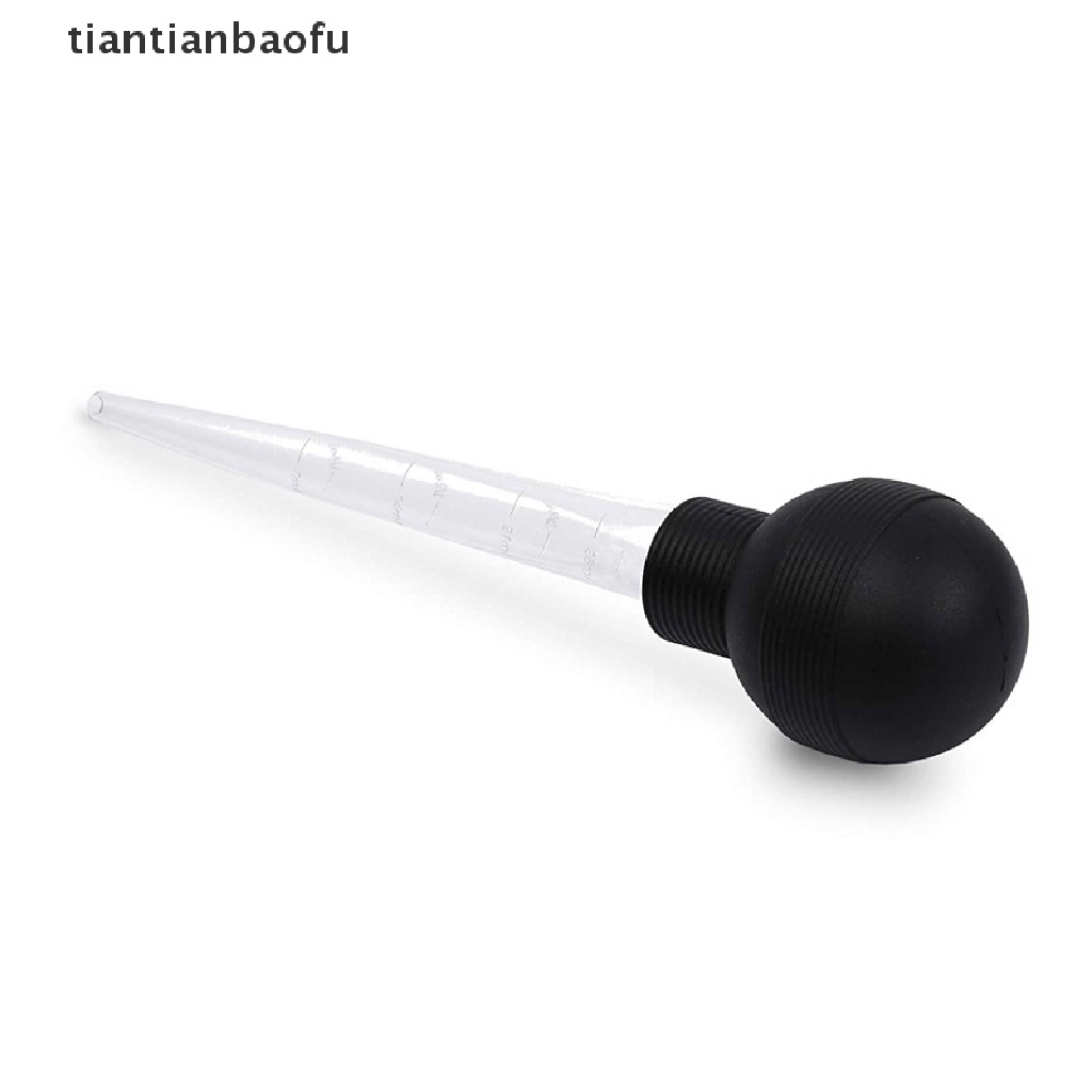 [tiantianbaofu] Masak Dapur Ayam Turki Unggas BBQ Rasa Makanan Baster Tabung Pompa Butik