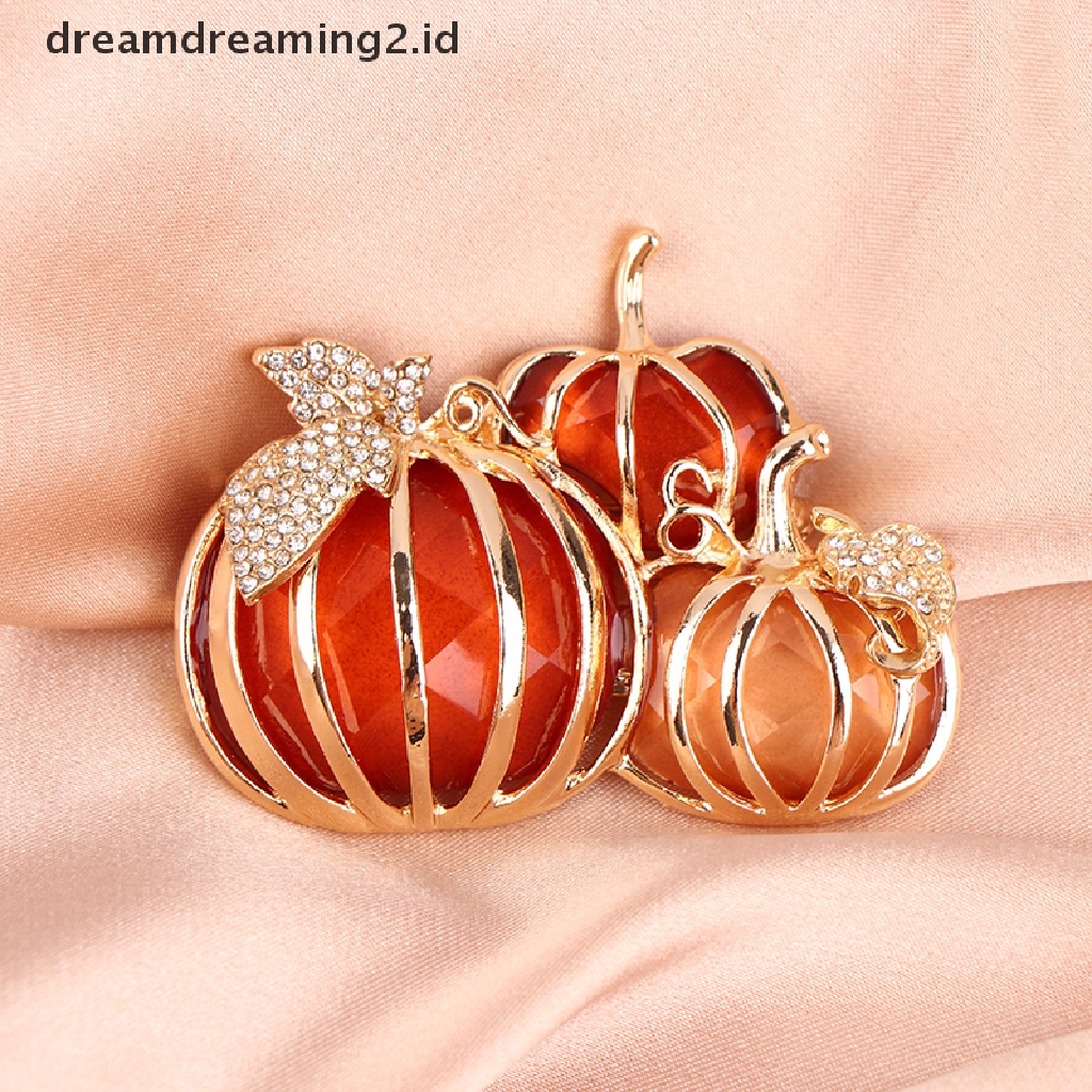 (hot) Kreatif Bros Untuk Wanita Labu Festival Pesta Hadiah Indah Perhiasan Panen Labu Bros//