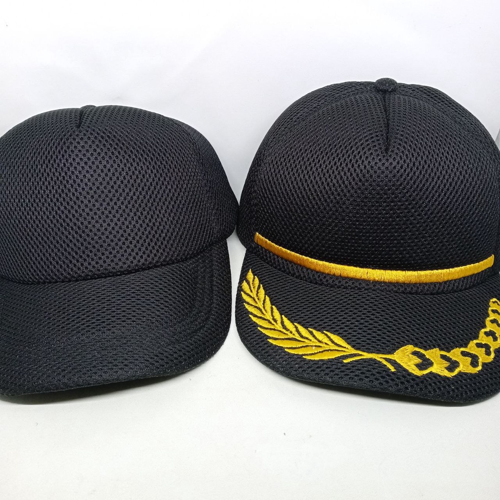 TOPI DOUBLE MESS | TOPI PRAMUKA | TOPI PASKIBRAKA | TOPI DOUBLE MESH POLOS | TOPI DOUBLE MESS BORDIR PADI &amp; KAPAS MURAH