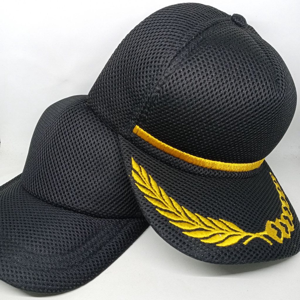 TOPI DOUBLE MESS | TOPI PRAMUKA | TOPI PASKIBRAKA | TOPI DOUBLE MESH POLOS | TOPI DOUBLE MESS BORDIR PADI &amp; KAPAS MURAH