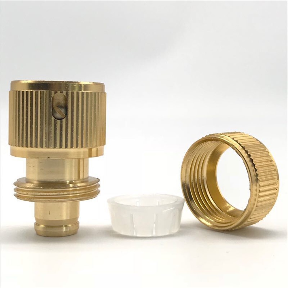 Konektor Kran Dan Pipa Air 6 Titik All Copper Connector+Tembaga Lapis Aluminium 4 Titik Sistem Irigasi Berkebun
