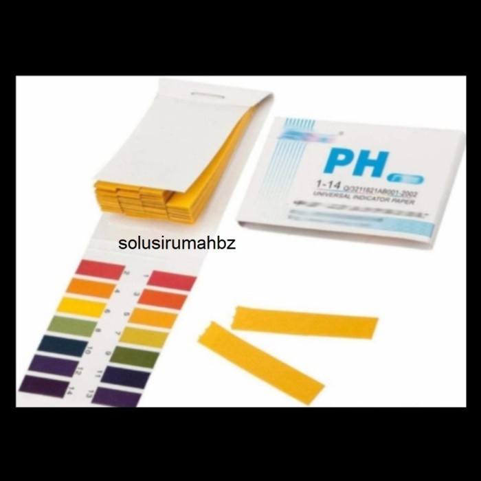 Penguji Garis Kertas Uji Lakmus 1-14 Asam Basa PH Indikator tes paper