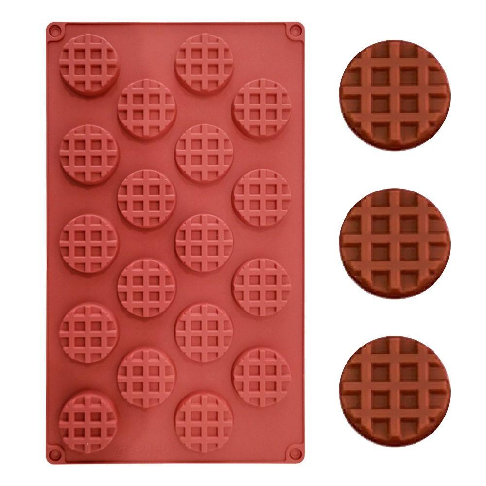 Populer Cetakan Waffle Alat Pembuat Waffle Tahan Lama Cetakan Fondant DIY