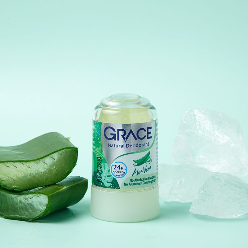 [TERMURAH] Grace Natural Deodorant 24 hour Protection | Grace Crystal | Browit.id