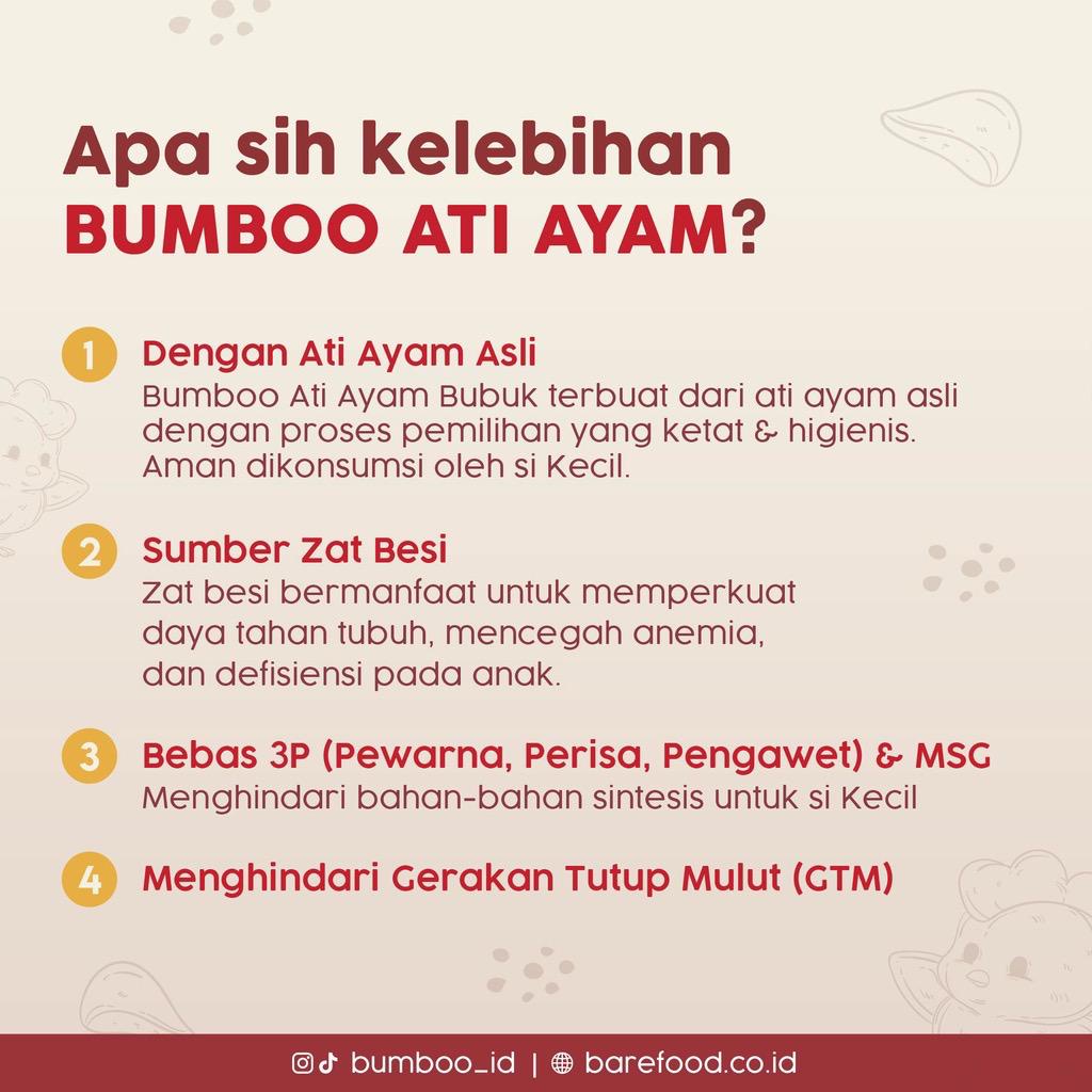 BUMBOO Kaldu Asli - Kaldu Teri Bubuk / BUMBOO Kaldu Ati Ayam Bubuk / Kaldu Anak Bayi MPASI NON MSG