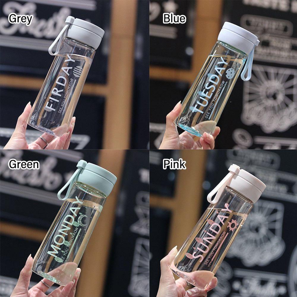 Populer Botol Air Minum 450ml Travel Sport Perlengkapan Outdoor Tahan Pecah Tahan Panas