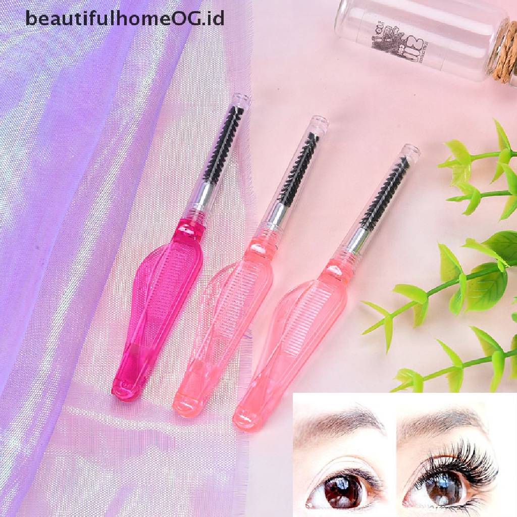 // Lebaran// 1X eyelash extension Sisir brush lash Alis Kosmetik makeup supply Alat **