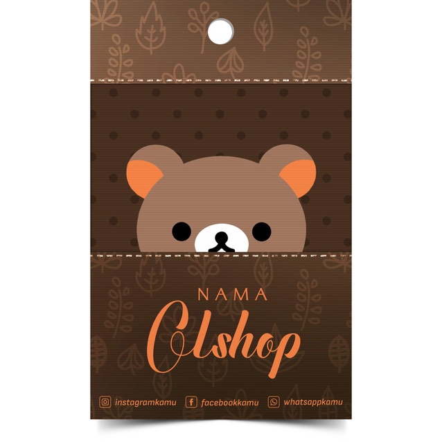 40 Desain Hangtag Olshop CorelDraw v24