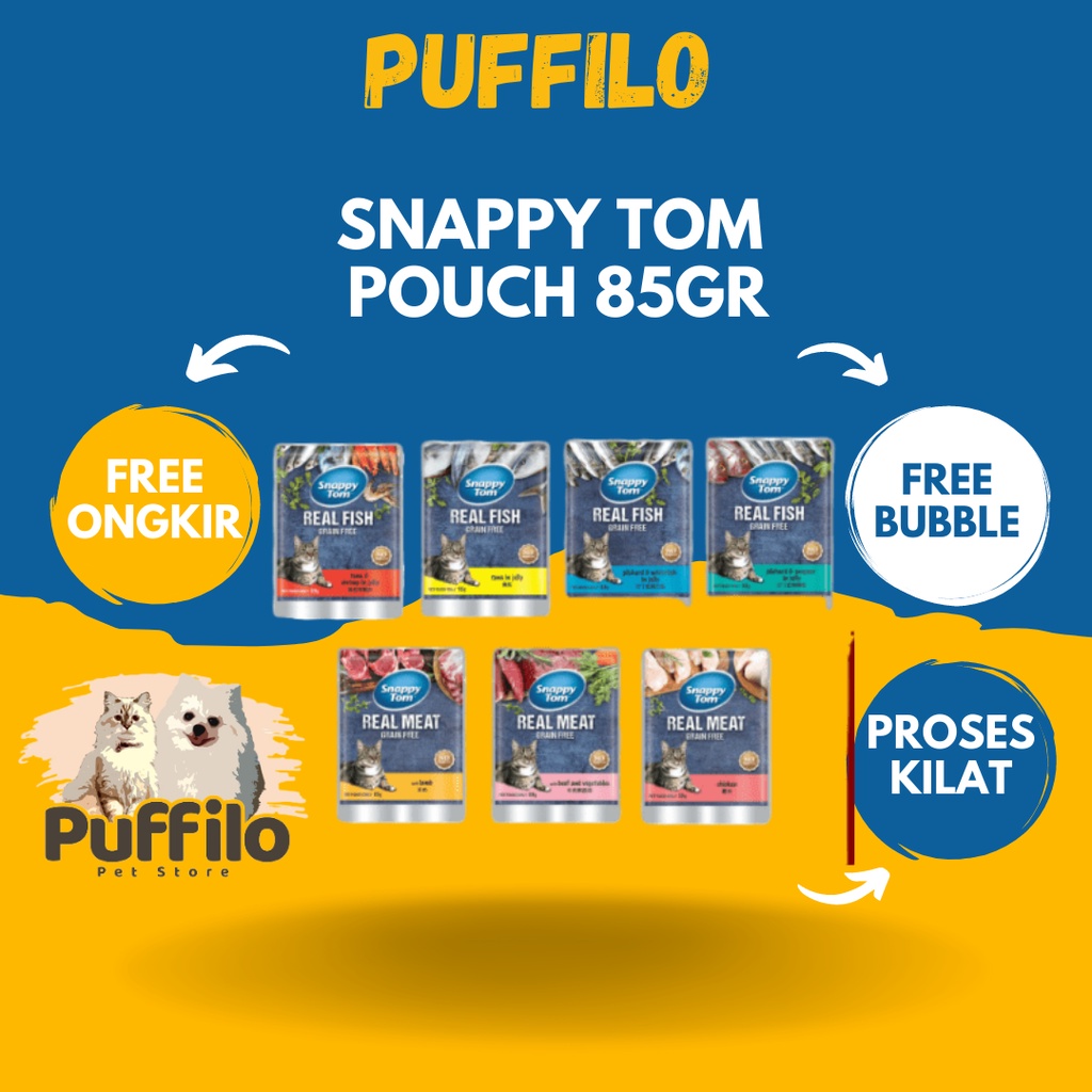 SNAPPY TOM POUCH 85GR