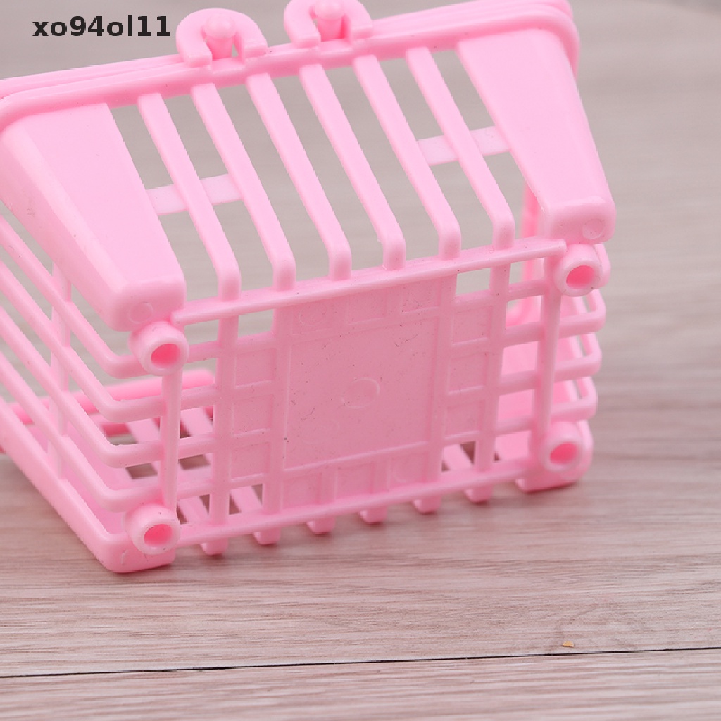 Xo Keranjang Belanja Miniatur Rumah Boneka Pretend Play Mainan furniture OL