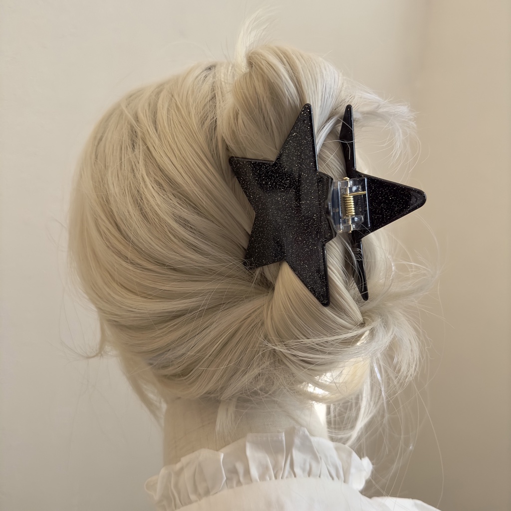 Korea Bintang Berujung Lima Jepit Rambut Hair Claw Fashion Stars Hair Clip Aksesoris Rambut Wanita