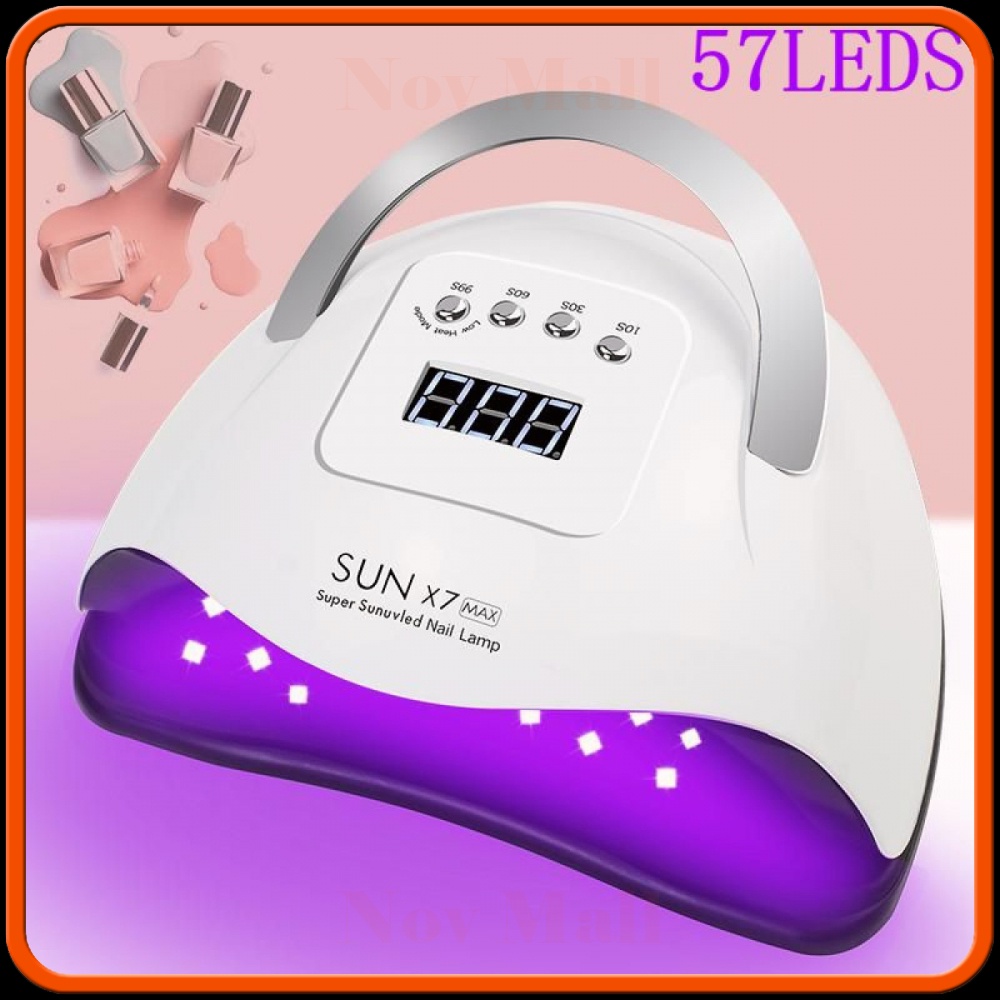 Pengering Kutek UV Lamp Nail Dryer Smart Sensor LCD Display - X7 MAX