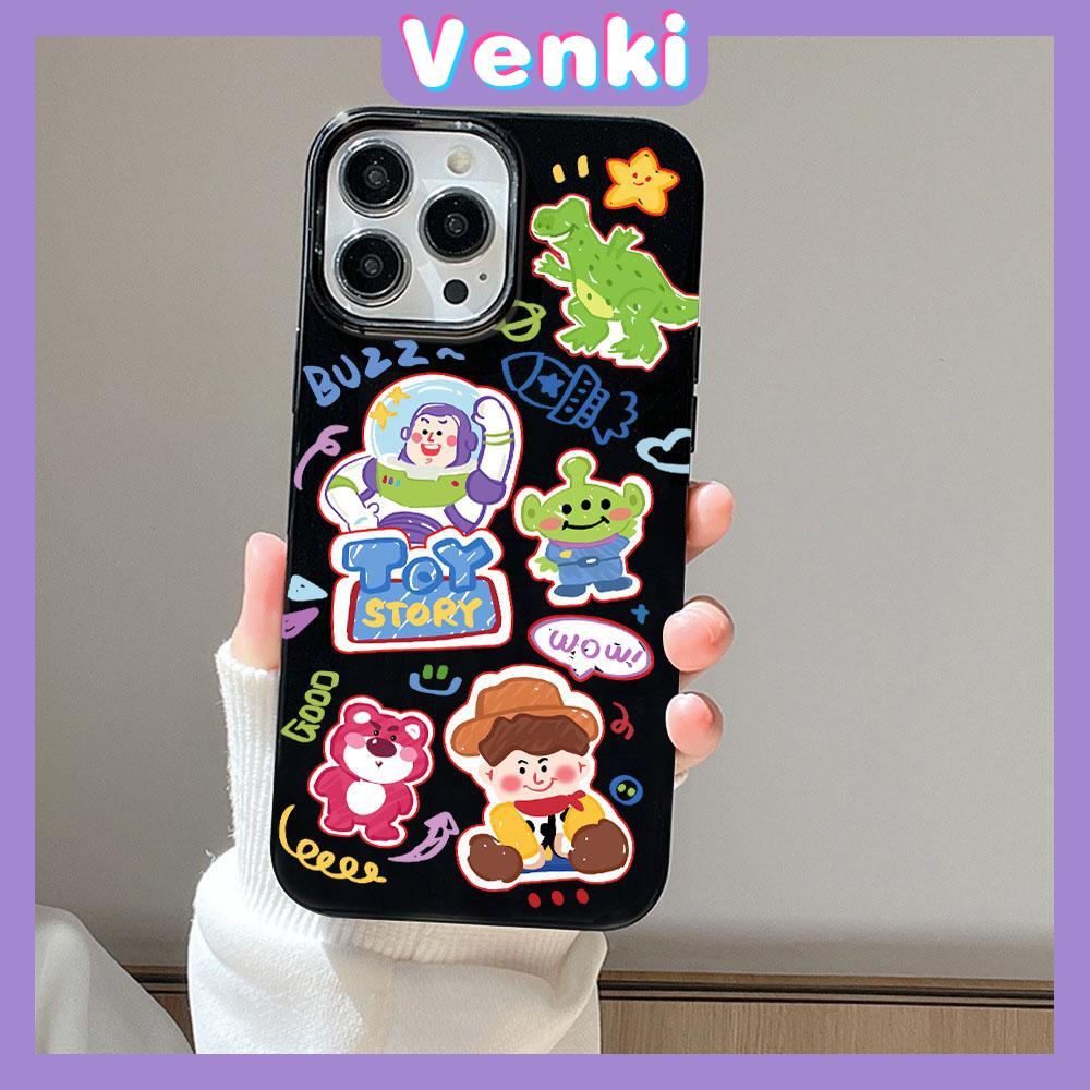 Case for iPhone 11 Soft TPU Glossy Black Candy Case Cute Cartoon Toys Camera Protection Shockproof For iPhone 14 13 12 11 Pro Max 7 8 Plus X XR