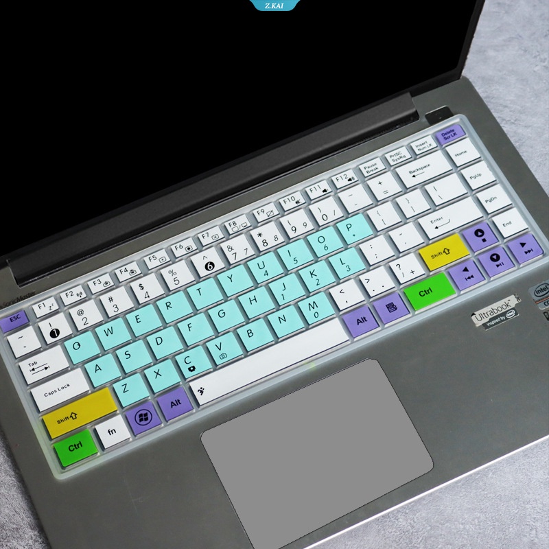 Cover Keyboard Untuk ASUS 14inch X452E X455LF4005 X455YI Silikon Pelindung Kulit Film, TPU Transparan Film Silicone Protective Cover [ZK]