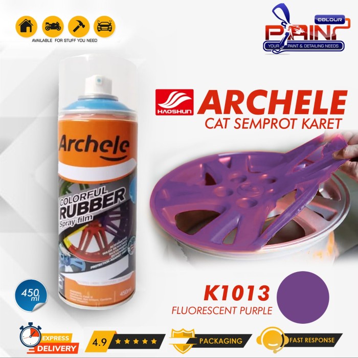 Cat Semprot Karet / Rubber Paint HAOSHUN ARCHELE 450cc - K1013 PURPLE
