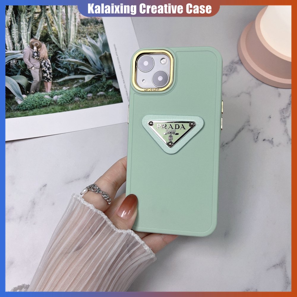 Prada Samsung Case Galaxy Samsung A12 A20 A22 A51 A71 S23 Plus Ultra Casing Shinny Penutup Belakang