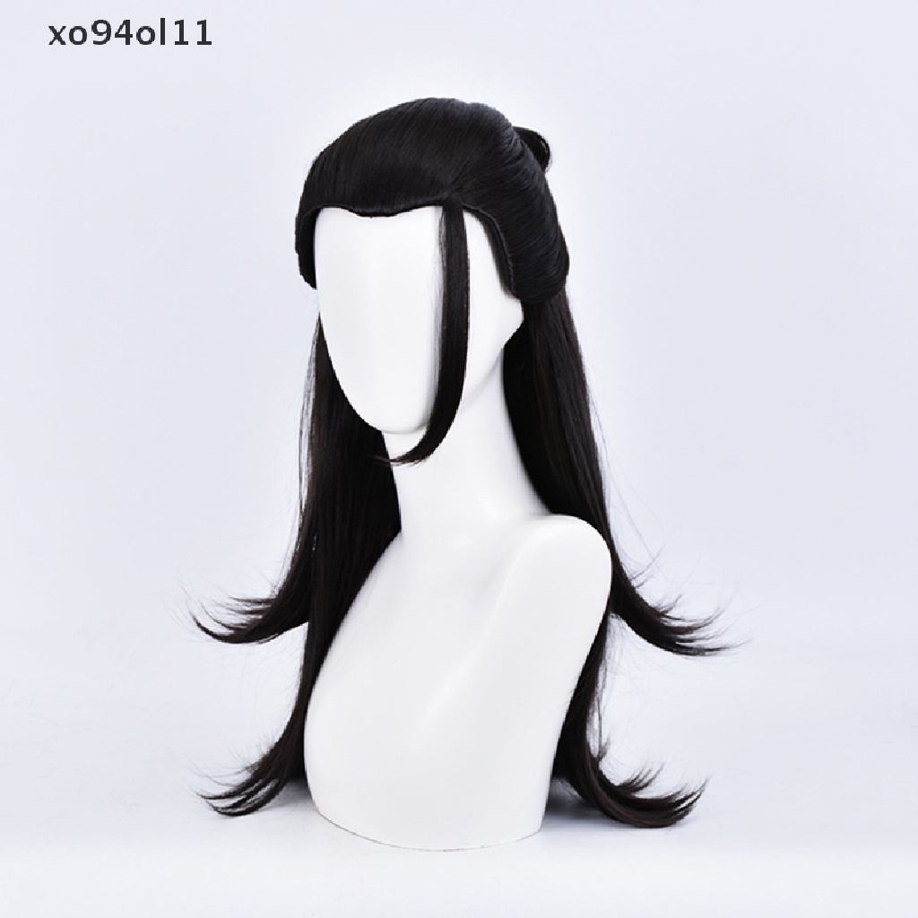Xo Anime Jujutsu Kaisen Cosplay Getou Suguru Wig Panjang Tahan Panas Rambut Sintetis OL