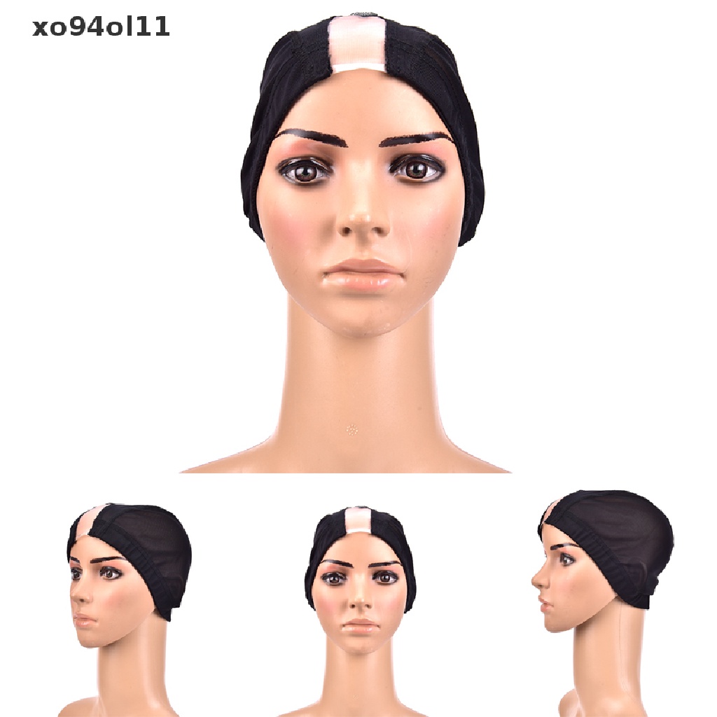 Xo U Part Wig Cap hair net Elastis Untuk Membuat Wig Mesh dome Cap Topi Jaring Topi Renang OL