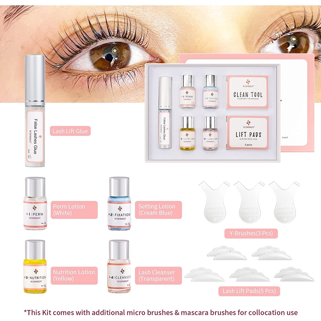 (READY &amp; ORI) New  Eyelash ICONSIGNLash Lift lifting Kit / Pelentik Keriting Bulumata IKA-015