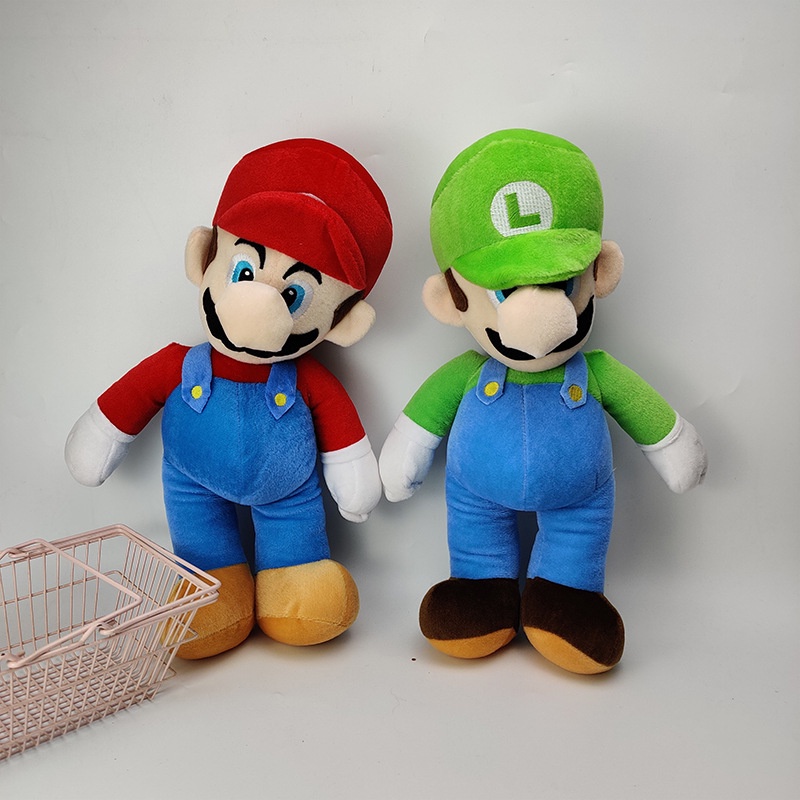 25cm Kartun Anime Super Mario Bantal Mainan Plush Boneka Boneka Lembut Untuk Mainan Ulang Tahun Anak