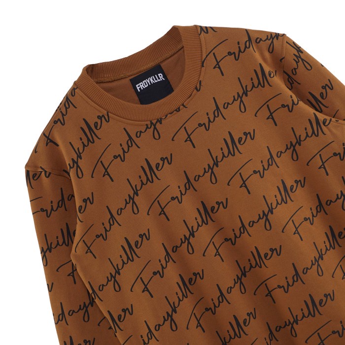 SWEATER FRIDAY KILLER | ORCY MOCCA CREWNECK