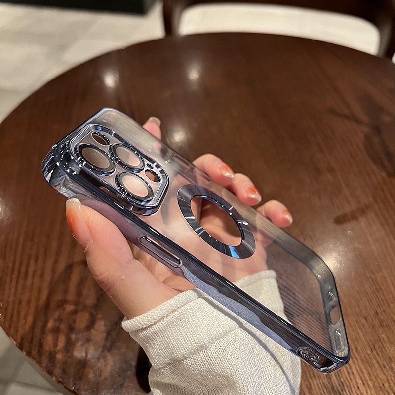 IPHONE [cuci Gudang] silikon lapis deluxe berkualitas hisyaigh dengan perlindungan lensa shockproof soft casing ponsel untuk igoyohone 7 8 ̽lus ̽ s ̽ax ̽r 11 12 13 ̽ro stapelax