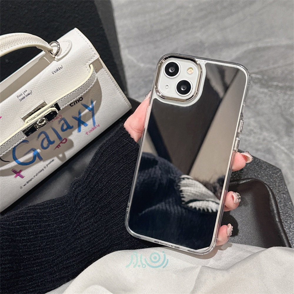 Mirror Plating Shone Case Untuk iPhone 14 Pro MAX Casing Iphone11 12 13 Pro MAX X XS MAX XR Case Full Cover Shockproof