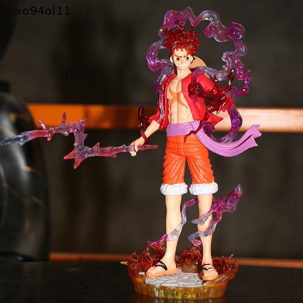 Patung XO Anime One Piece Luffy Gear5 Nika Sun God Action Figure Koleksi OL