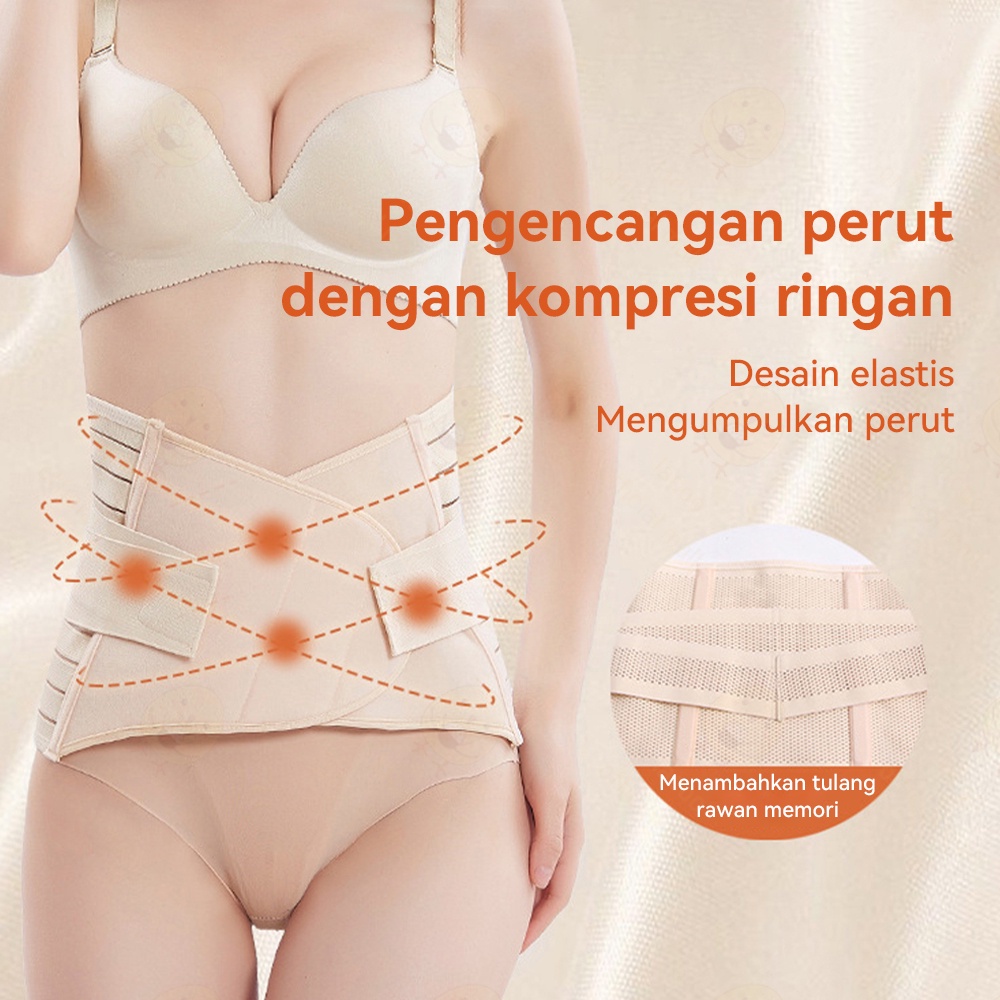Lacoo Korset pelangsing setelah melahirkan wanita Korset pengecil perut Corset pelangsing double perekat