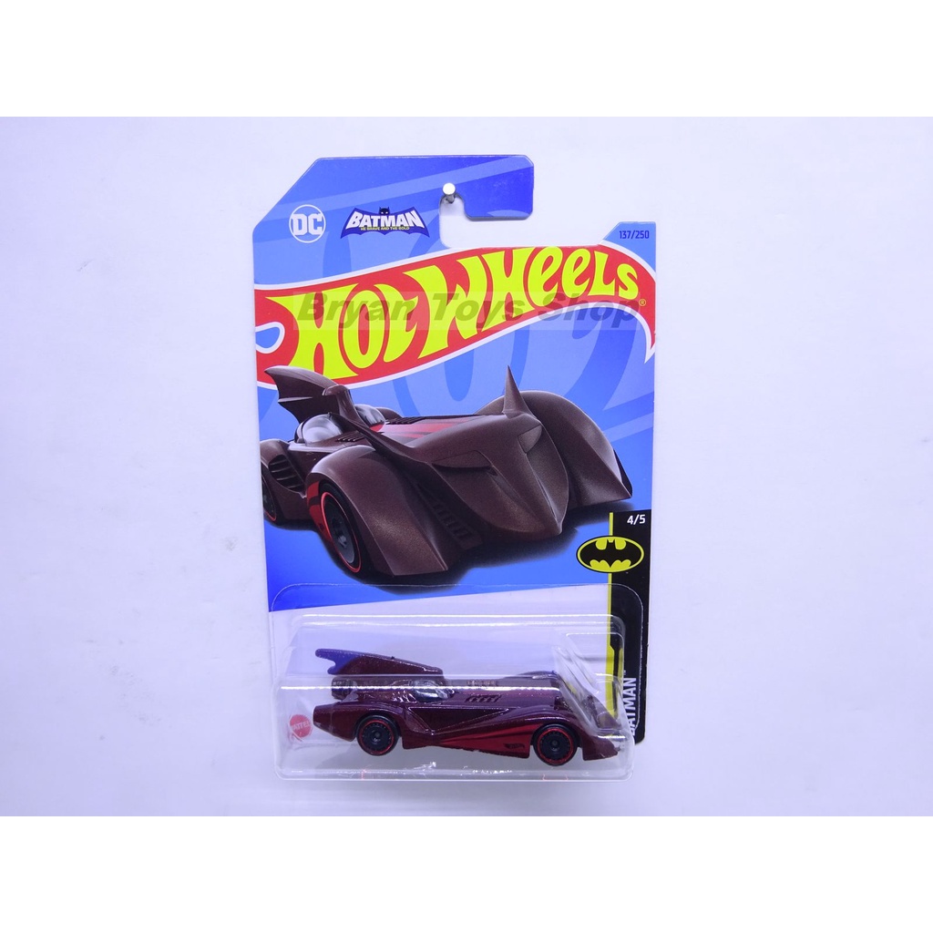 Hot Wheels Batmobile Batman DC Merah