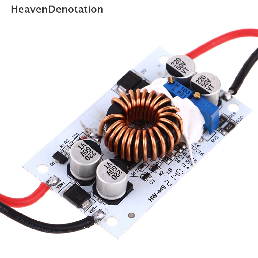 [HeavenDenotation] 500w 10A Step Up Power Supply DC 8.5V-48V Ke 10-50V Boost Converter HDV