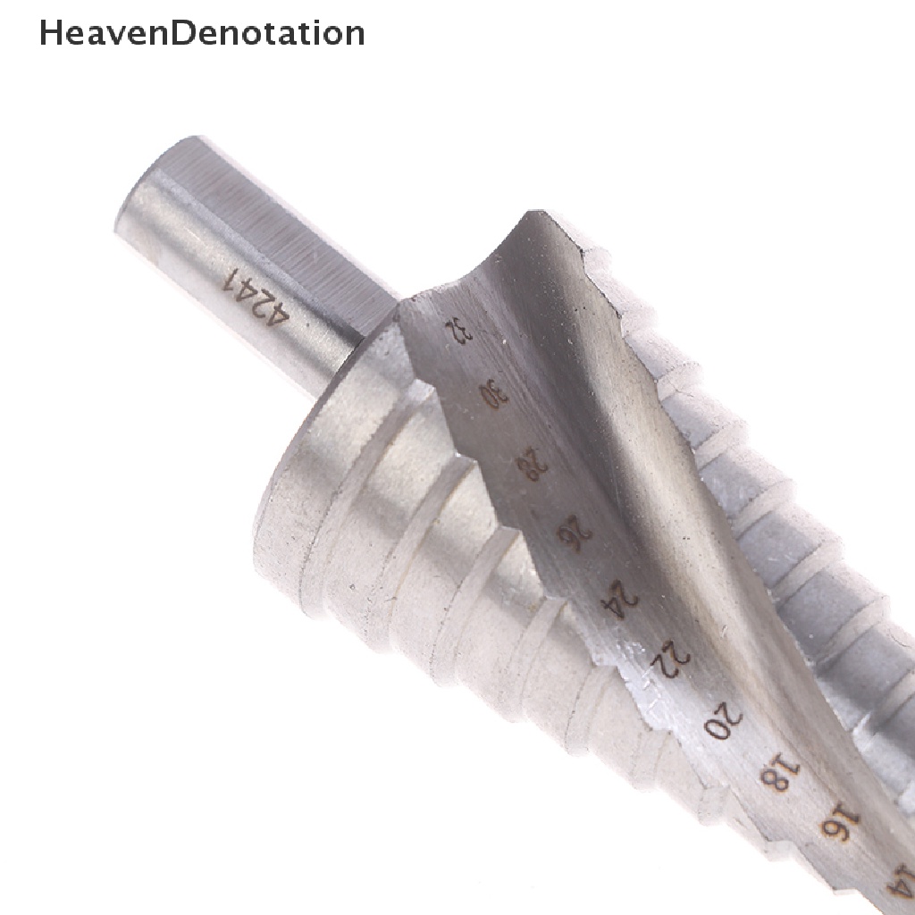 [HeavenDenotation] Hss Step Drill Bit Set 4-12 /20/32mm 1/4 &quot;Mata Bor Hex Core Dilapisi Titanium HDV