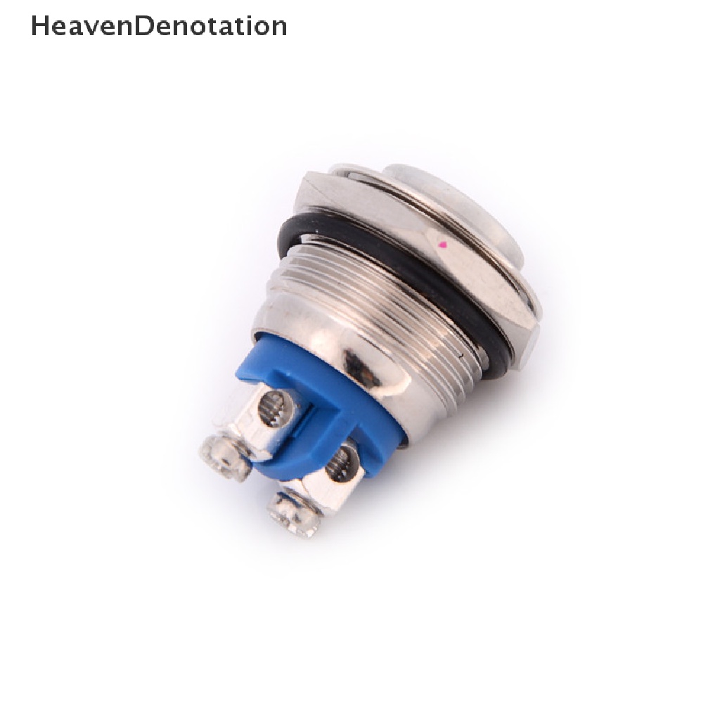 [HeavenDenotation] Saklar Starter 16mm Steel Metal Hight Shape Push Button Switchs HDV
