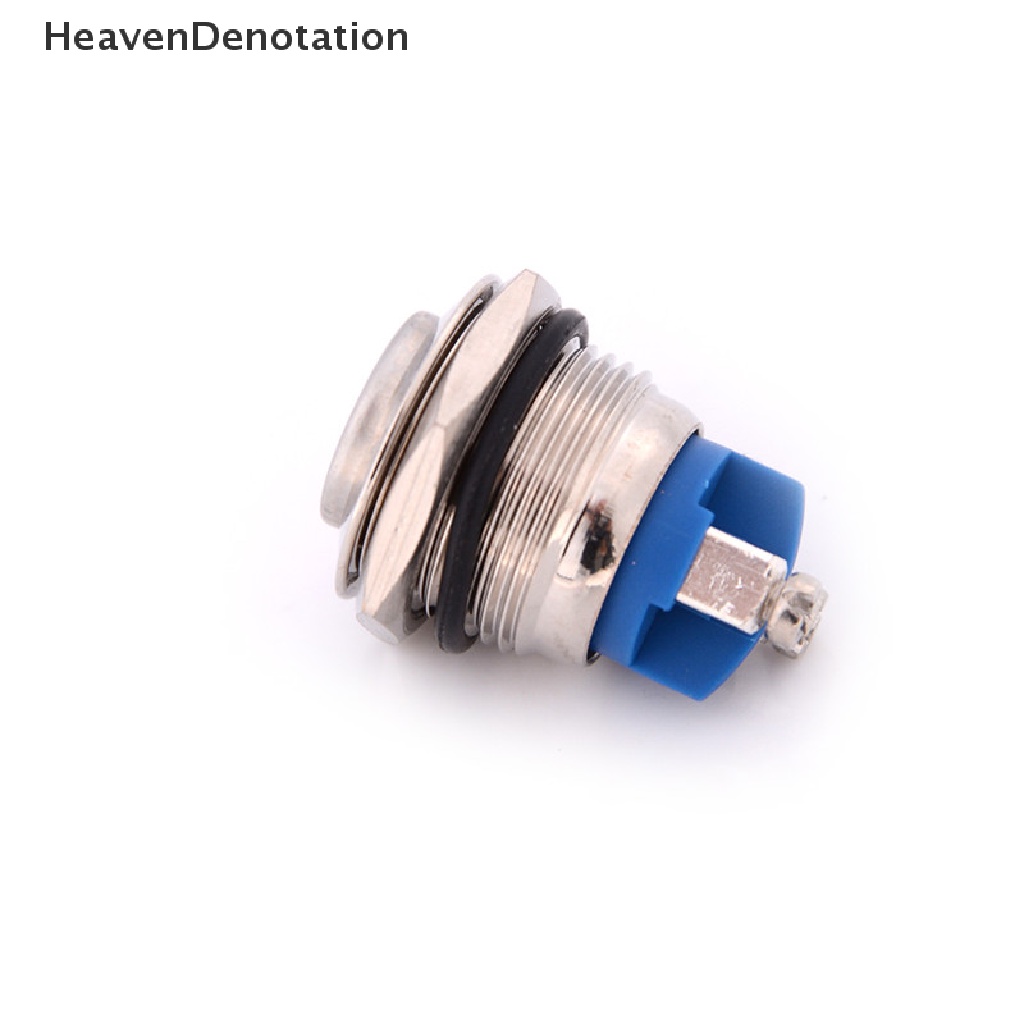 [HeavenDenotation] Saklar Starter 16mm Steel Metal Hight Shape Push Button Switchs HDV