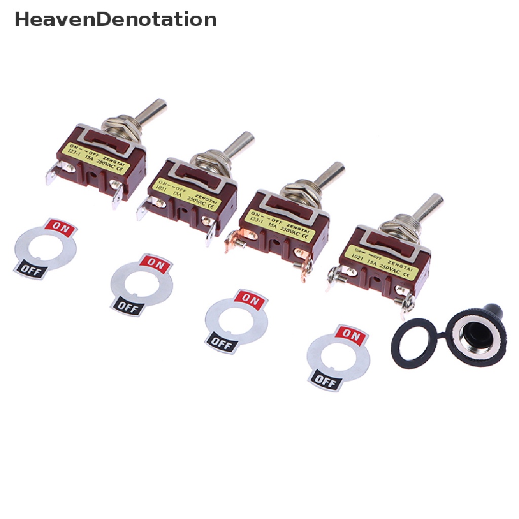 [HeavenDenotation] Saklar toggle Momentary 2pin single side spring return latching on-off Tetap HDV