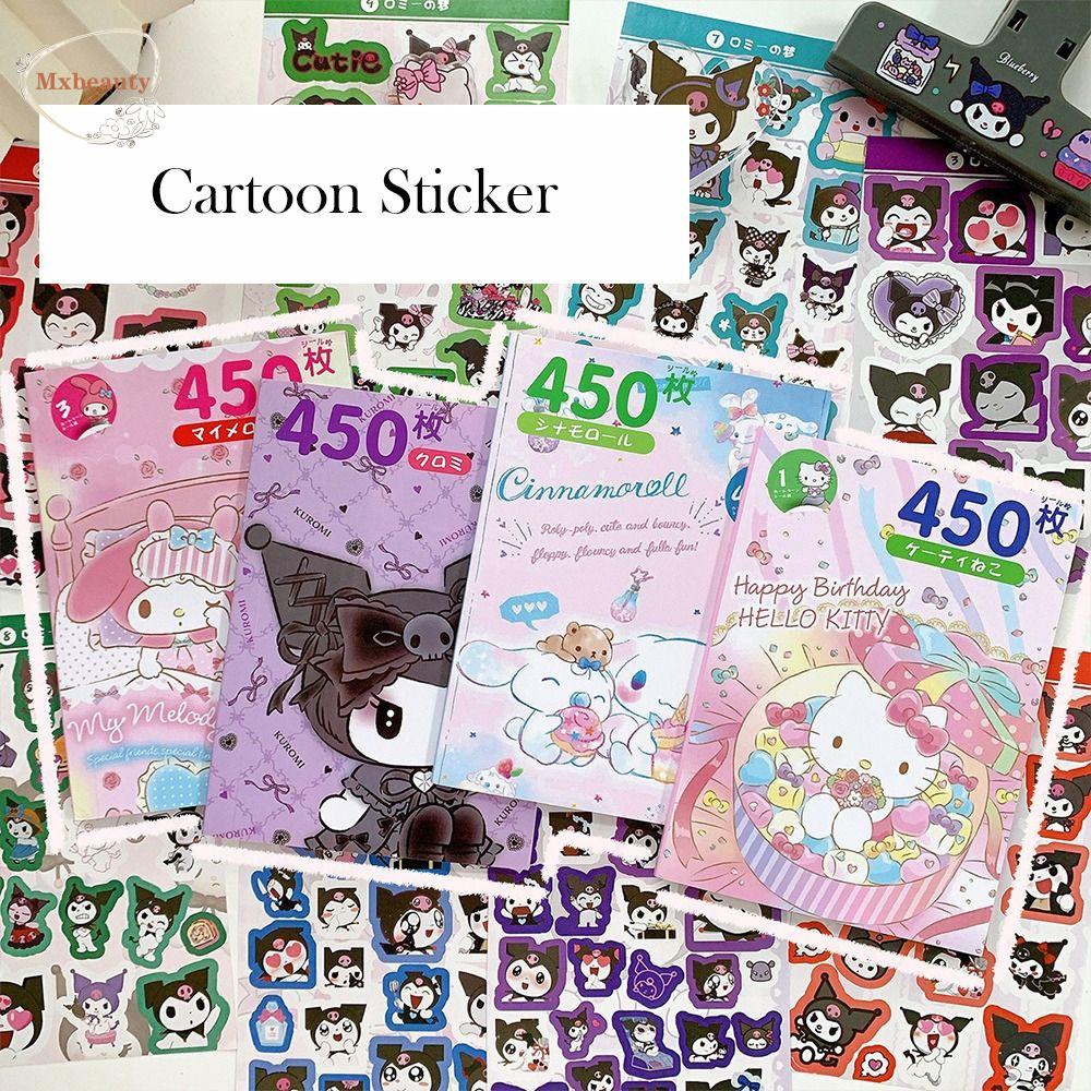 Mxbeauty Stiker Hias Buku Kawaii Jepang Scrapbooking Siswa Tangan Akun Alat Tulis Hello KT DIY Journal Sticker