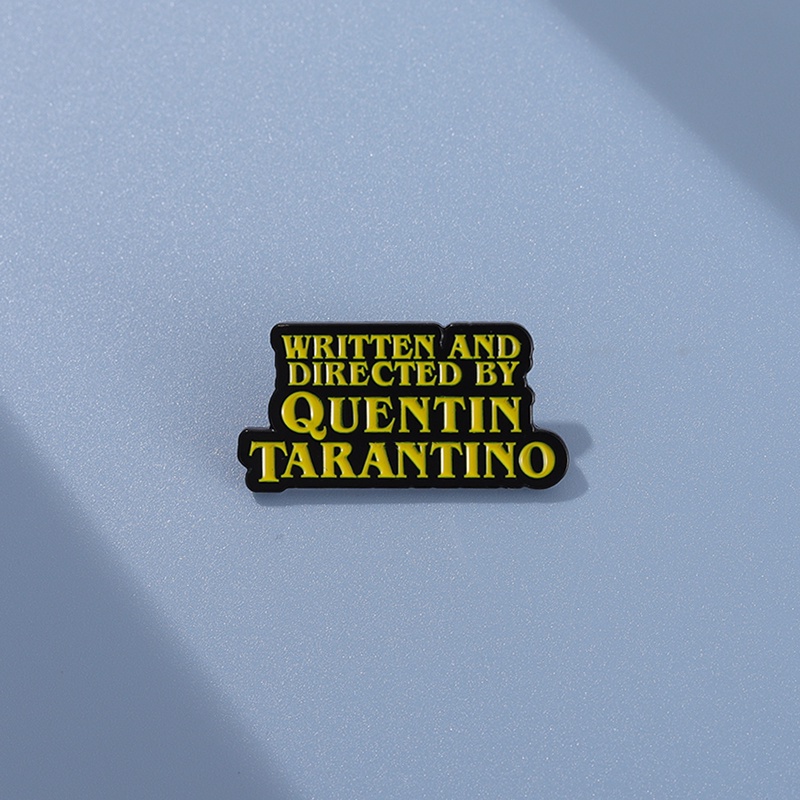 Bioskop Peripherals Writer Dan Sutradara Quentin Tarantino Badge Movie Kill Bill Fan Bros Hadiah Untuk Teman Kostum Aksesoris