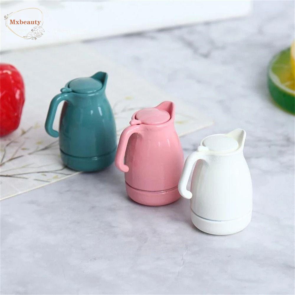 Mxbeauty Simulasi Ketel Alloy Metal Dekorasi Pemandangan Rumah Boneka Miniatur Miniatur Ornamen Mainan Rumah Aksesoris Rumah Boneka Model Dapur