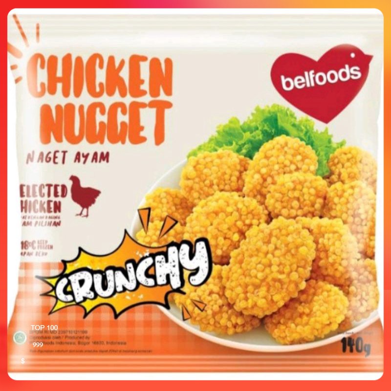 

PROMO - Belfoods Nugget Crunchy 140 gr