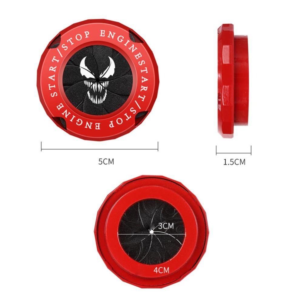 POPULAR Onekey Start Stop Button Cover Stiker Hias Penutup Tombol Start Switch Pelindung Saklar Rotate Covers