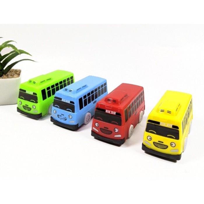 TokoPapin Mainan Edukasi Anak Bayi Mobil Mobilan Pull Back Inersia Bus Toya Toys Car Pullback